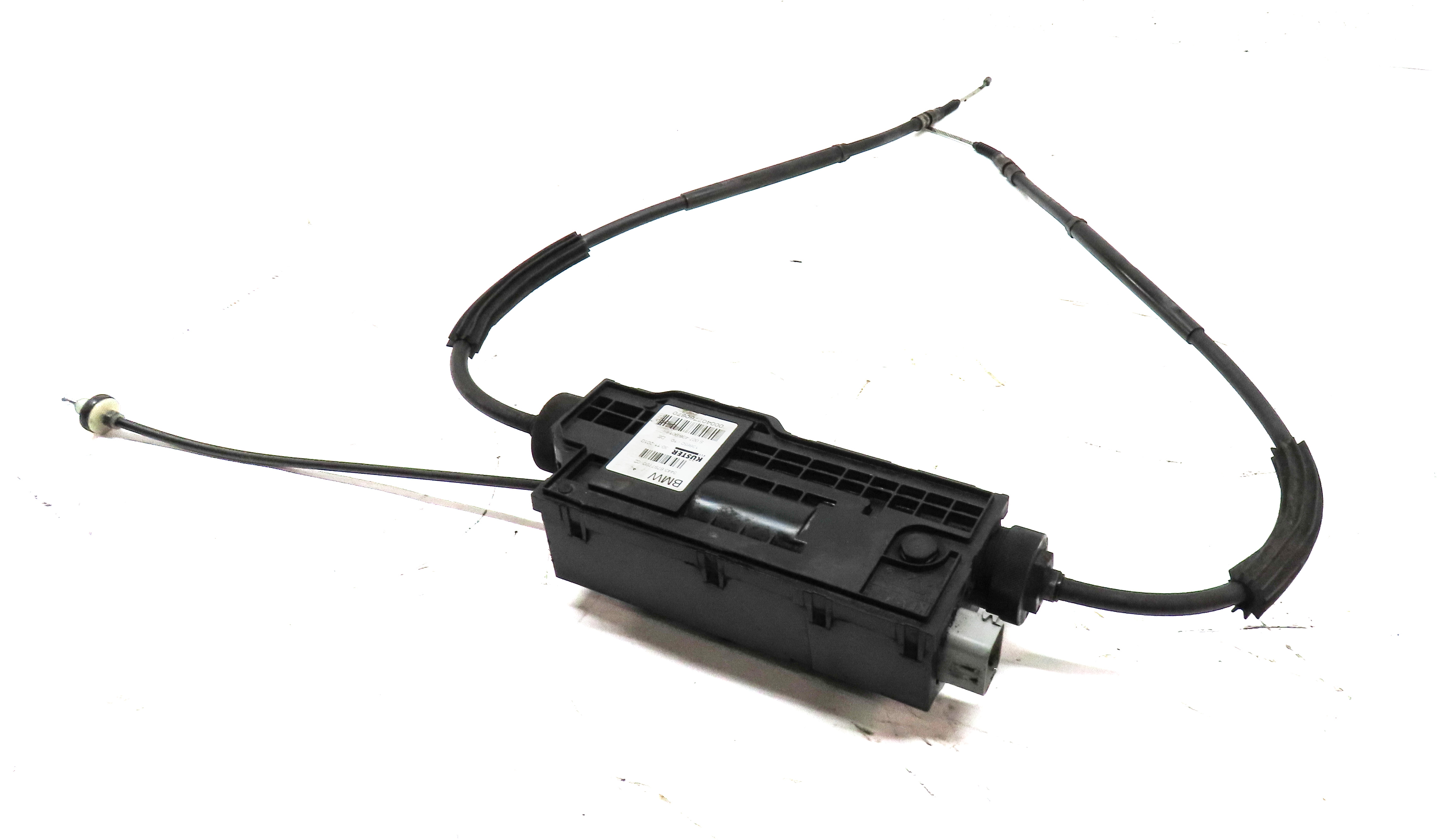 2011 BMW 535XiGT (F07) EMERGENCY PARK PARKING BRAKE ACTUATOR w/ CABLE — exact item pictured